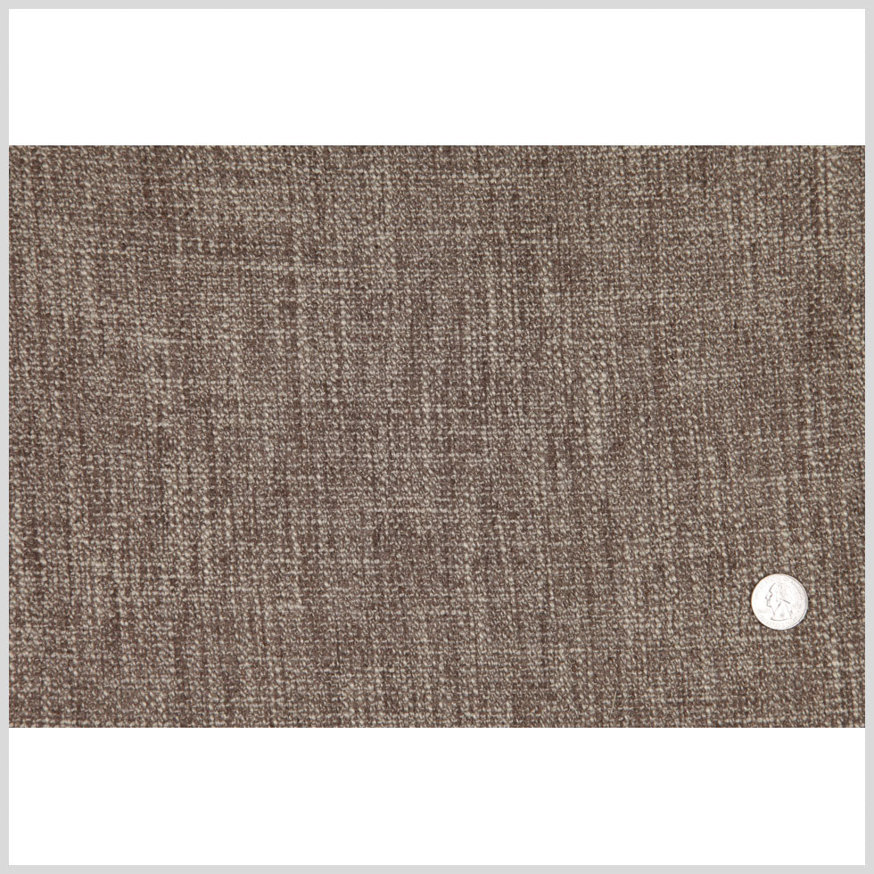 Mocha/Cream Solid Woven Boucle