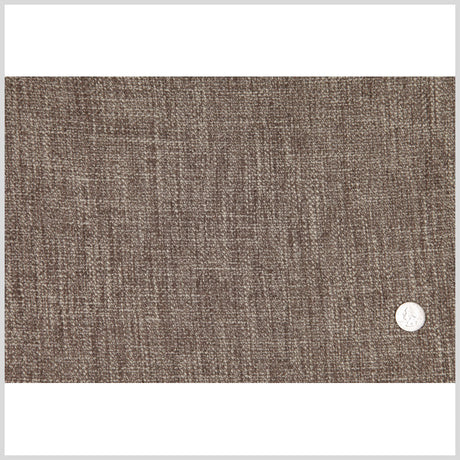 Mocha/Cream Solid Woven Boucle