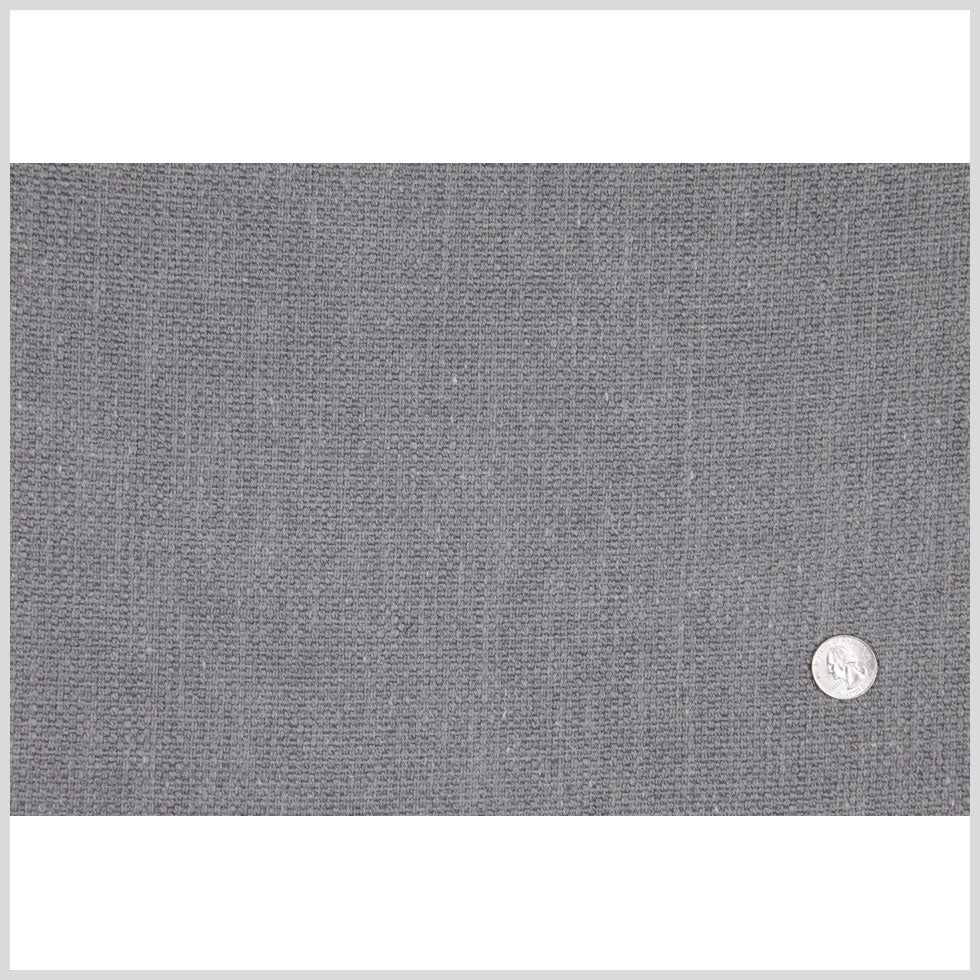 Gray Solid Woven Boucle