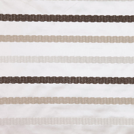 Linen/Brown Stripes Embroidery Stripe