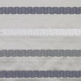 Steel/Blue/White Stripes Embroidery Stripe