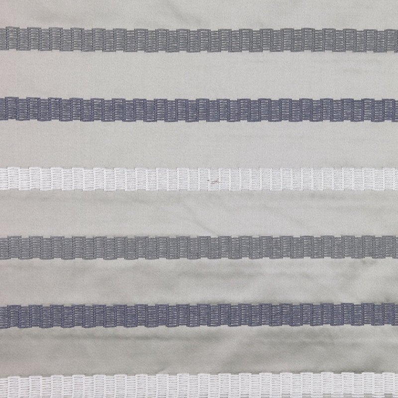 Steel/Blue/White Stripes Embroidery Stripe