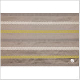 Otter/Lime Stripes Embroidery Stripe