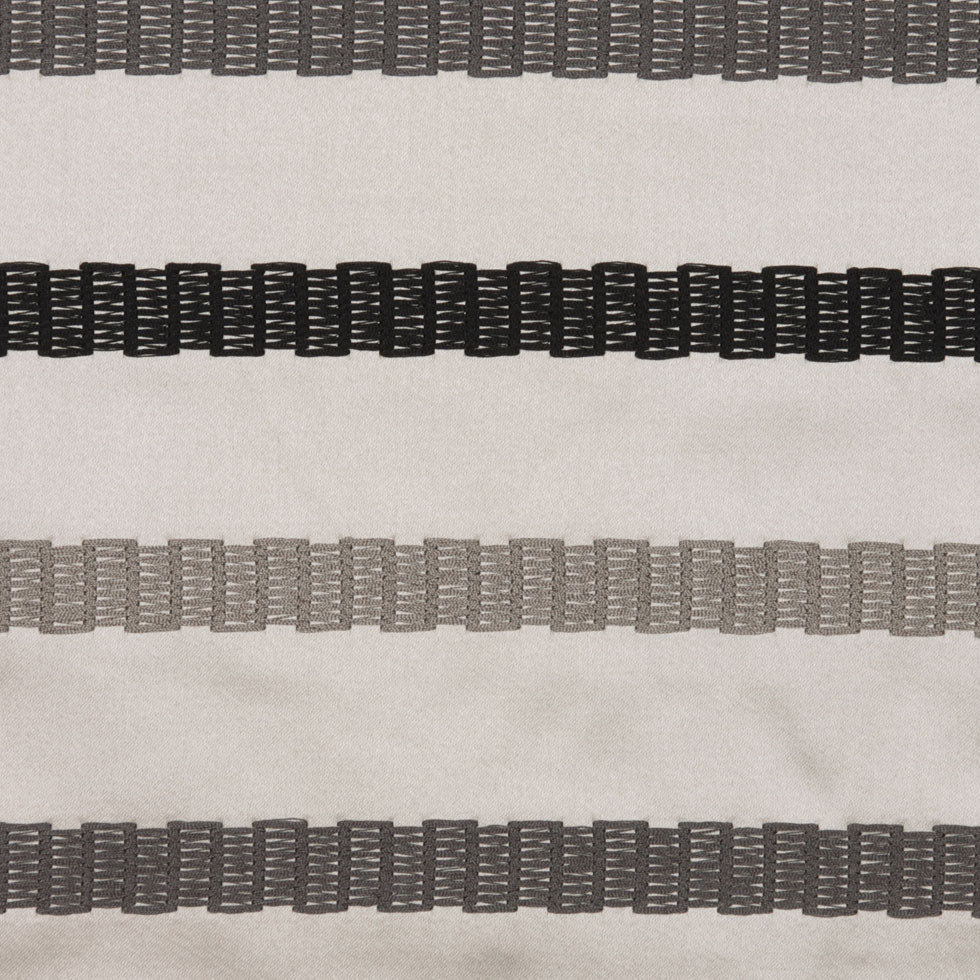 Gold/Black/Gray Stripes Embroidery Stripe