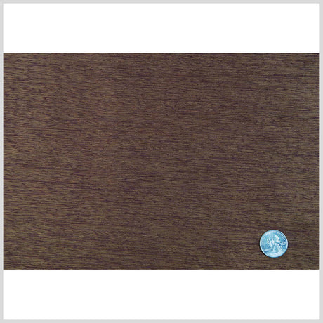 Brown Striated Polyester and Viscose Satin