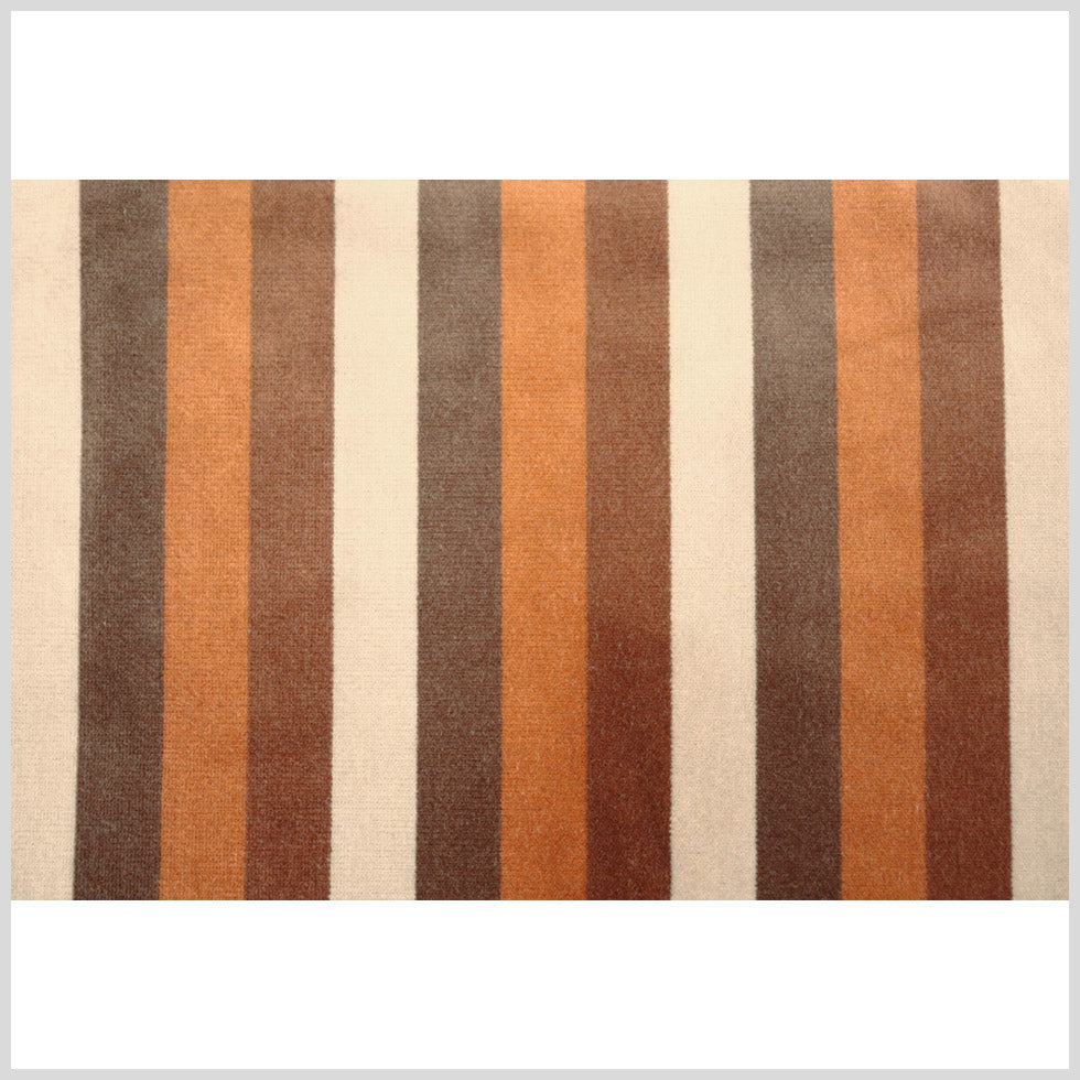 Autumn Stripes Velvet