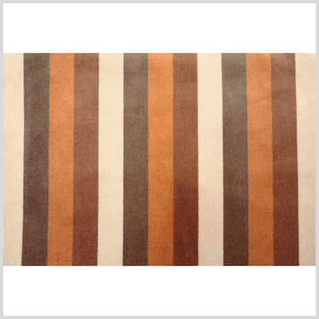 Autumn Stripes Velvet