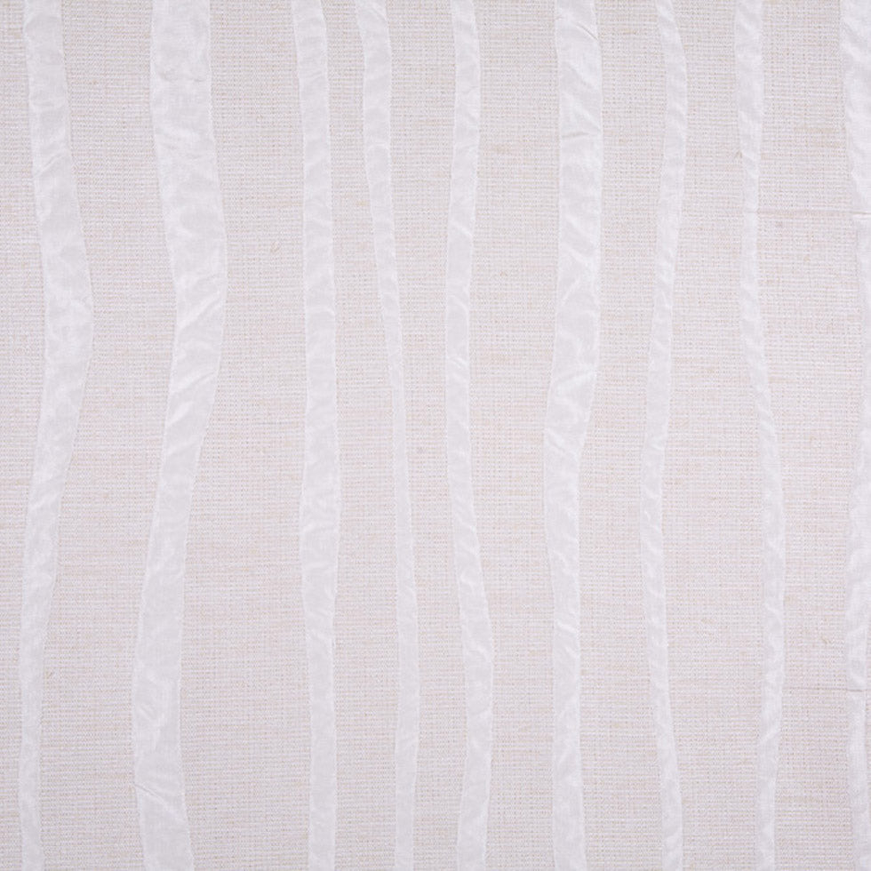 Bright Champagne Stripes Woven