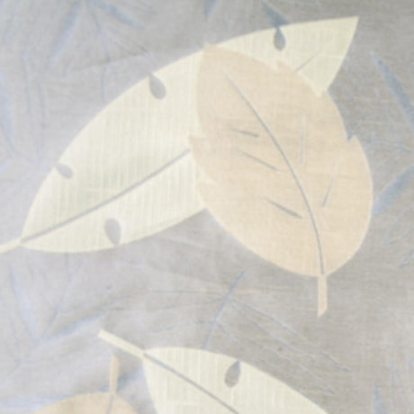 Soft Gold/Cornflower Blue Floral Woven