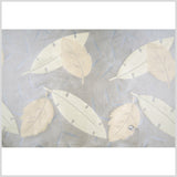 Soft Gold/Cornflower Blue Floral Woven