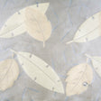 Soft Gold/Cornflower Blue Floral Woven