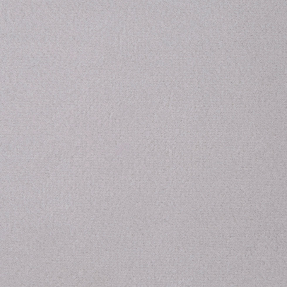 Gray & White Solid Velvet
