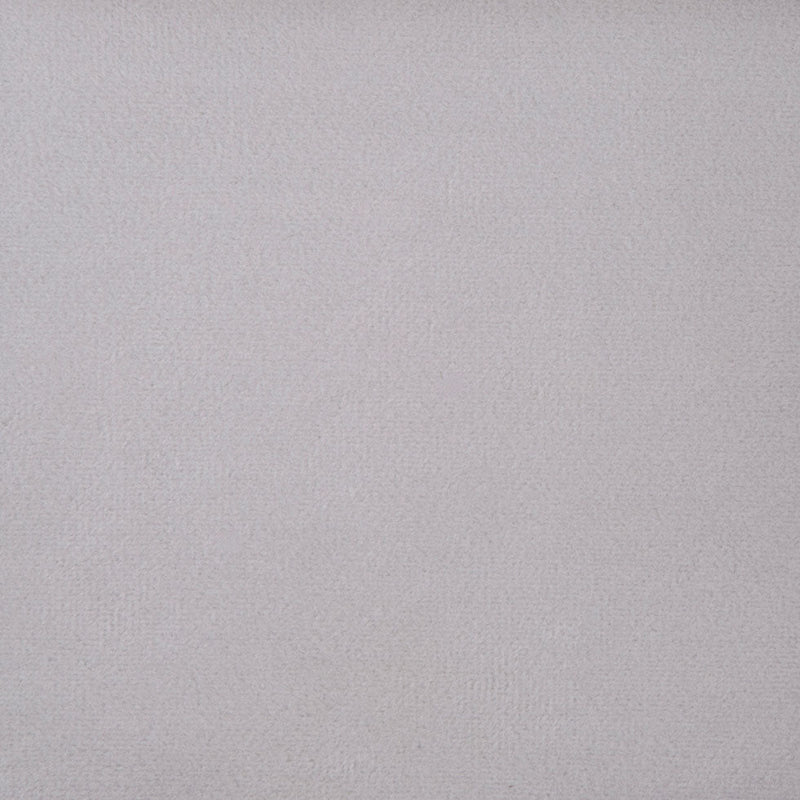 Gray & White Solid Velvet