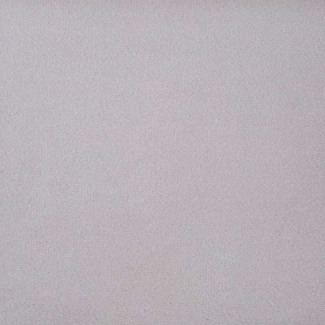 Gray & White Solid Velvet