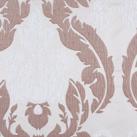 Candlelight Glow Gray/Chocolate/Ice Blue Damask Brocade