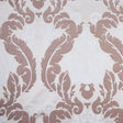 Candlelight Glow Gray/Chocolate/Ice Blue Damask Brocade