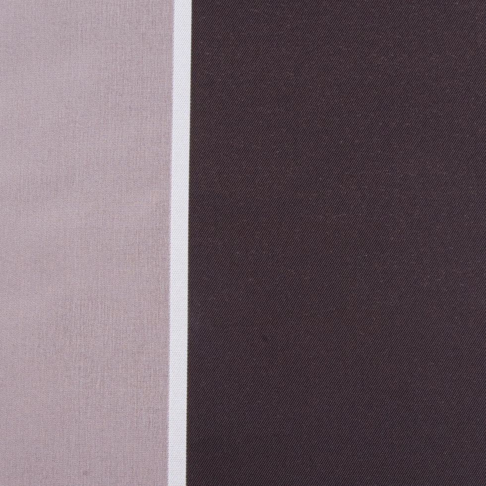 Chocolate/Natural/Black Stripes Woven