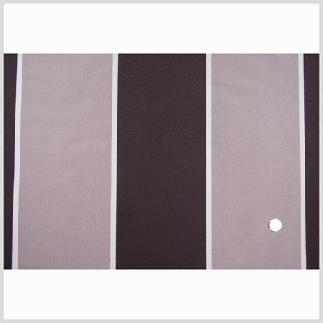 Chocolate/Natural/Black Stripes Woven