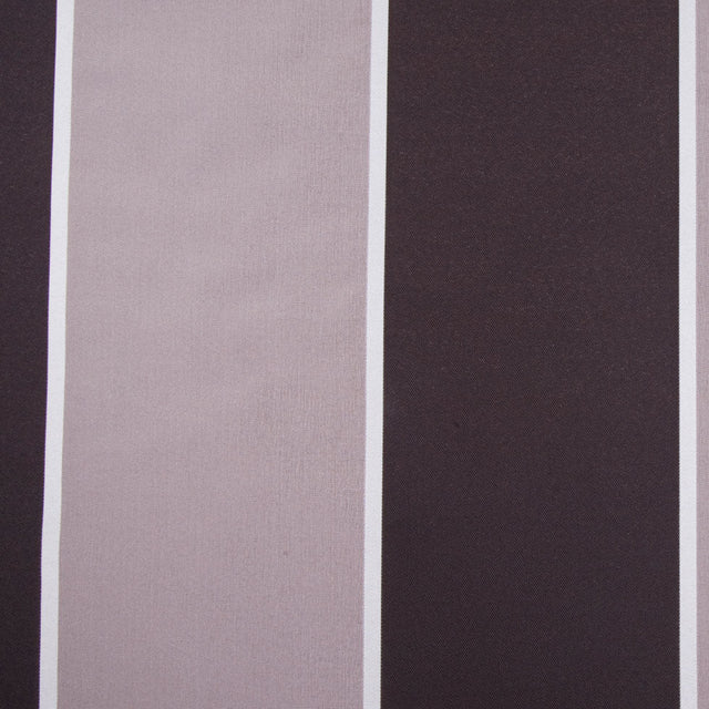 Chocolate/Natural/Black Stripes Woven