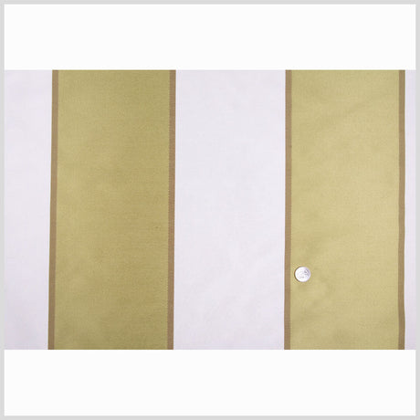 Cotton/Natural/Olive Stripes Woven