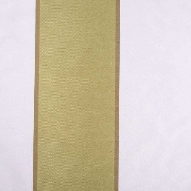 Cotton/Natural/Olive Stripes Woven