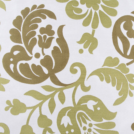 Cotton/Natural/Olive Floral Woven