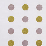 Olive/Cream/Iridescent Brown Polka Dots Chenille