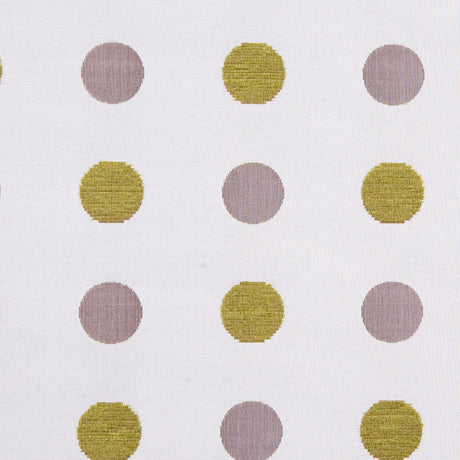 Olive/Cream/Iridescent Brown Polka Dots Chenille