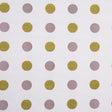Olive/Cream/Iridescent Brown Polka Dots Chenille