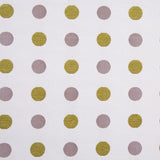 Olive/Cream/Iridescent Brown Polka Dots Chenille