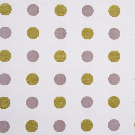 Olive/Cream/Iridescent Brown Polka Dots Chenille