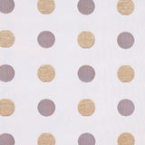 Cream/Antique Gold/Iridescent Brown Polka Dots Chenille