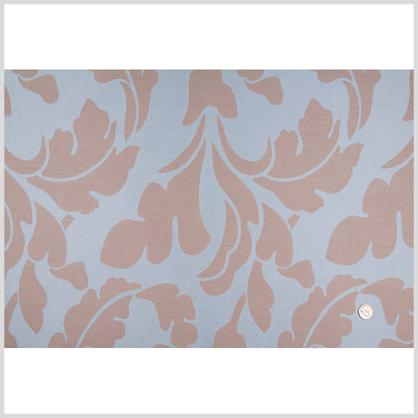 Duck Egg/Stone Floral Woven