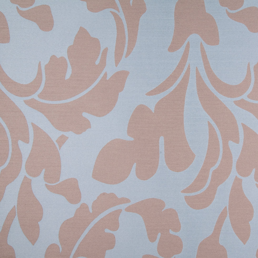Duck Egg/Stone Floral Woven