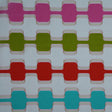 Primary Red/Teal/Fuchsia/Capri Kiwi Geometric Prints