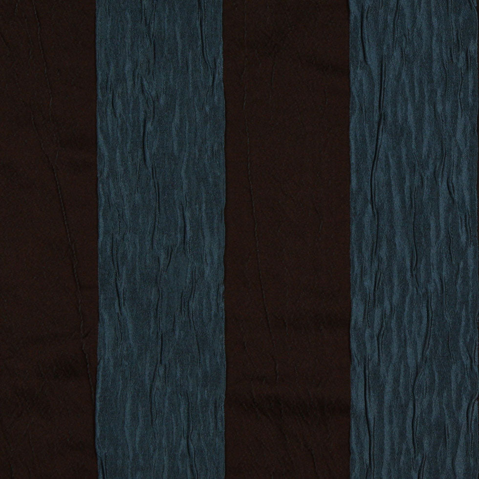Bluestone/Chocolate Stripes Woven
