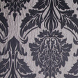 Silver/Black Damask Woven