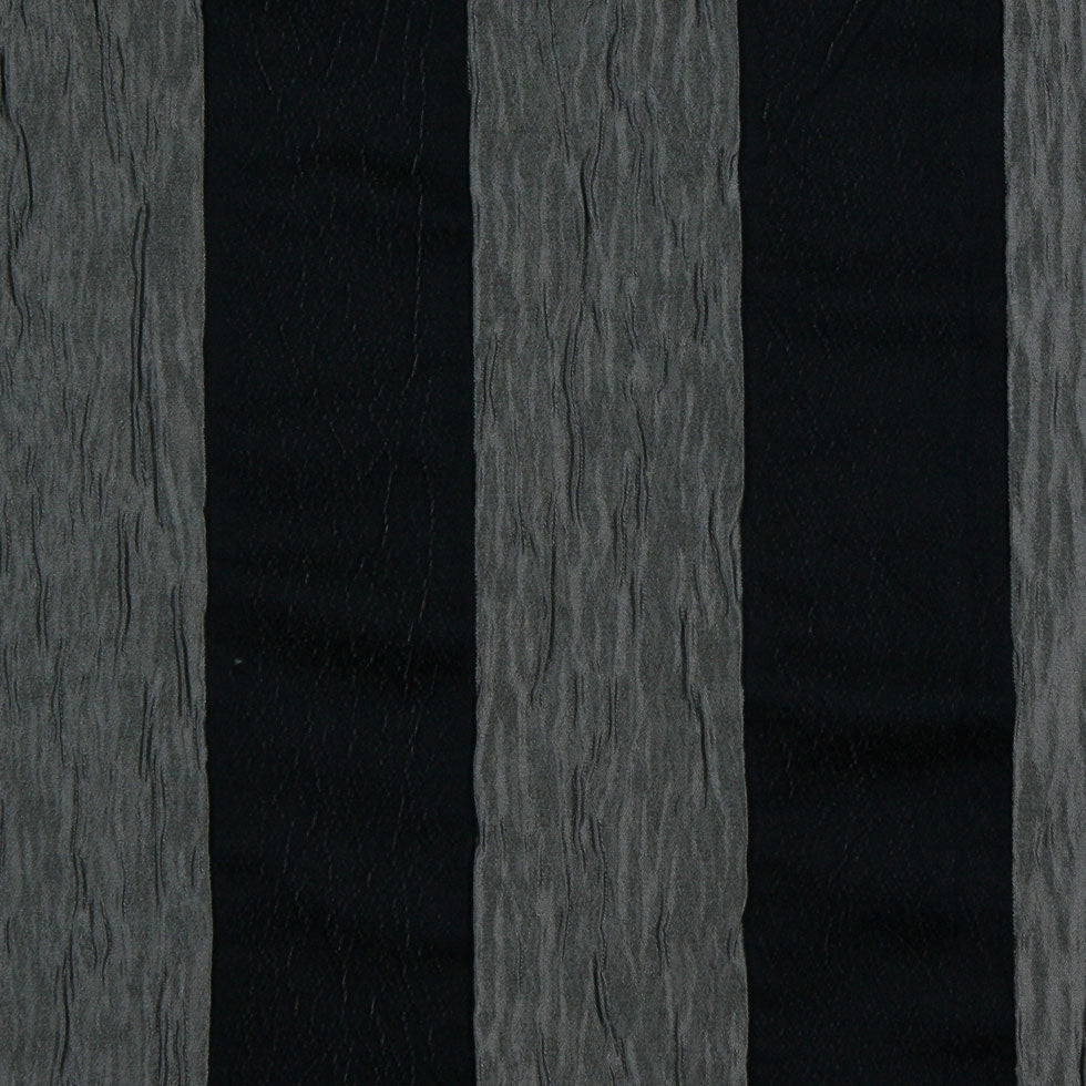Silver/Black Stripes Woven