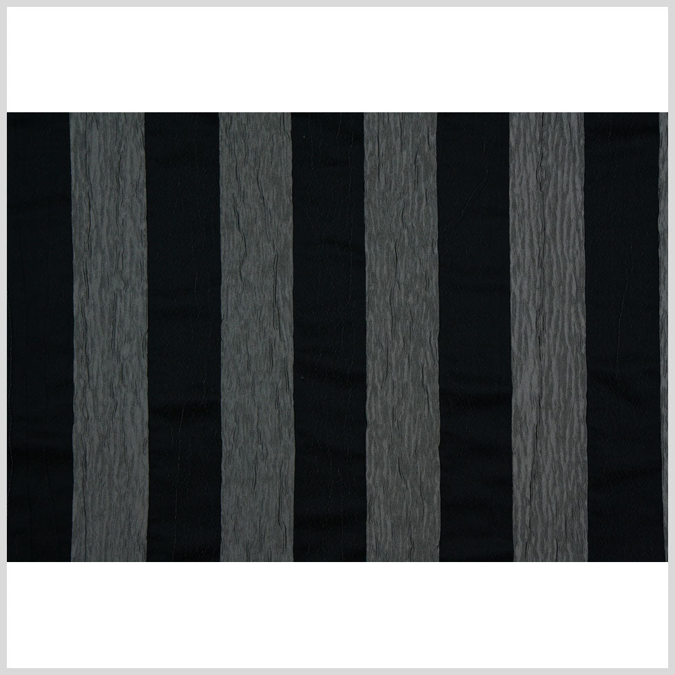 Silver/Black Stripes Woven