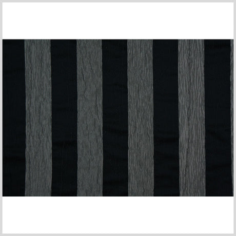 Silver/Black Stripes Woven