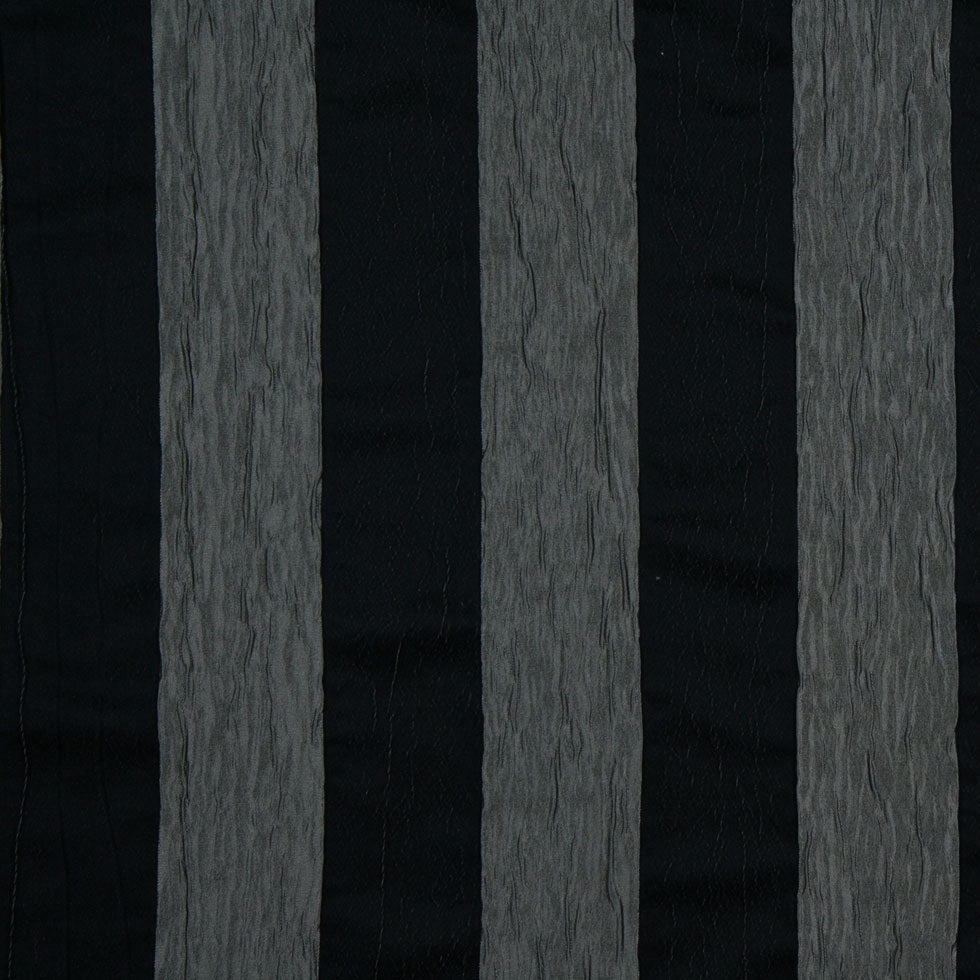 Silver/Black Stripes Woven