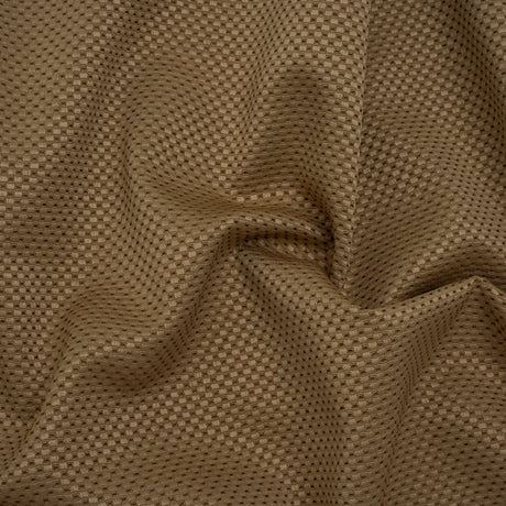 Tan/Chocolate Checks Woven