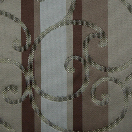 Chocolate/Beige/Taupe/Light Gray Swirls Woven