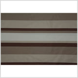 Chocolate/Taupe/khaki/Cream Stripes Woven