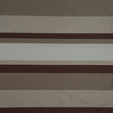 Chocolate/Taupe/khaki/Cream Stripes Woven