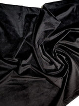 Black Stretch Velvet