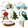 Welcome To Our Campsite Cookie Cutter 7 Pc Set HS0421