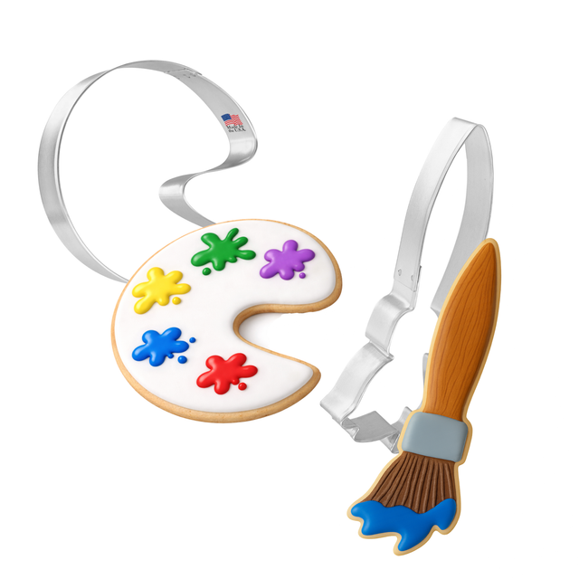 Love To Paint - Artist Cookie Cutter 2 Pc Set HS0427