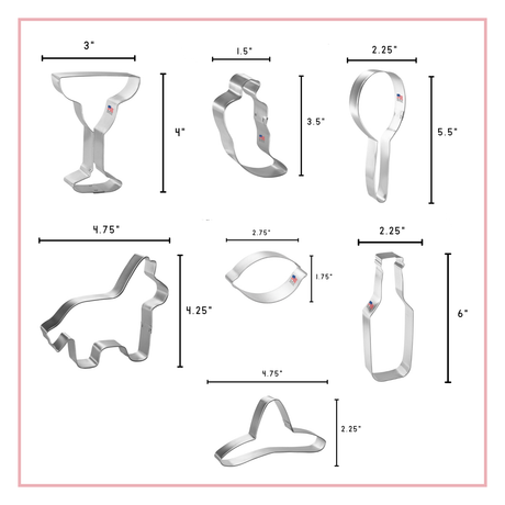 Fiesta Cookie Cutter 7 Pc Set HS0434