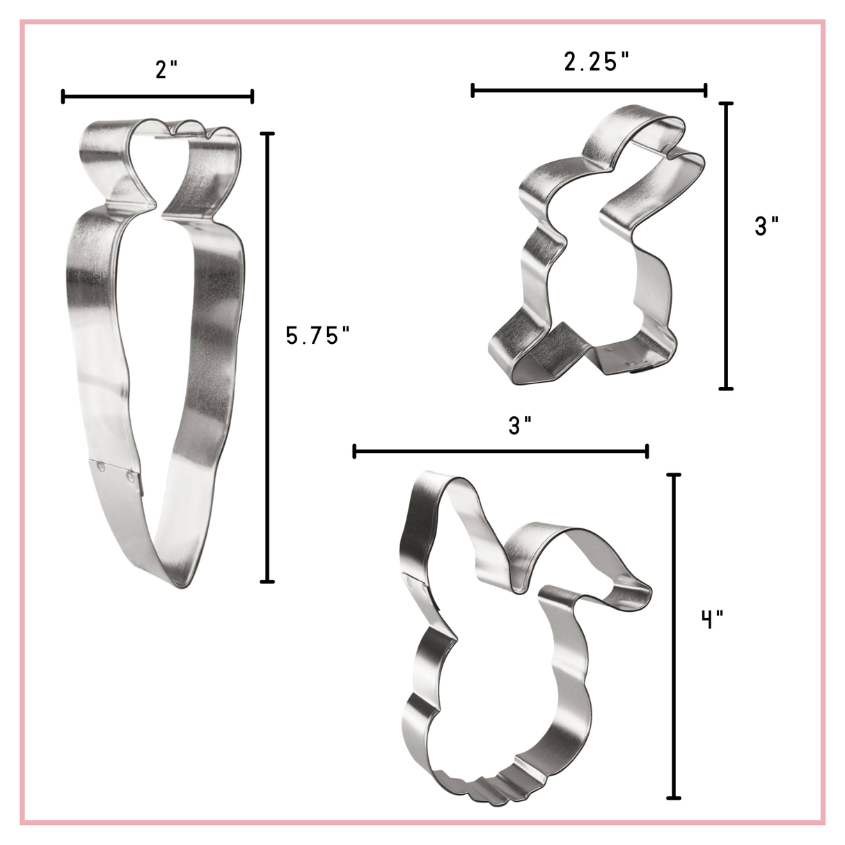 Easter Cookie Cutter 3 PC Set HS0437